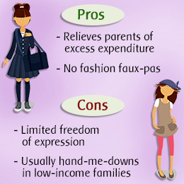 Pros and Cons of Having Uniforms : School Uniform