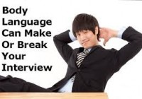 Why body language is important during a job interview
